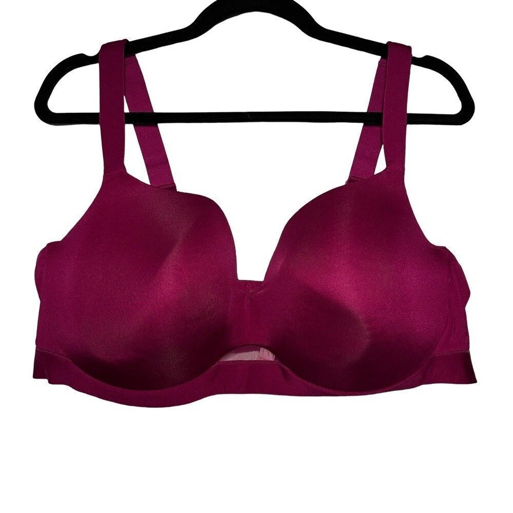 Cacique Bra 44DD Fuchsia Comfort Bliss Lightly Lined Wire Medium Coverage
